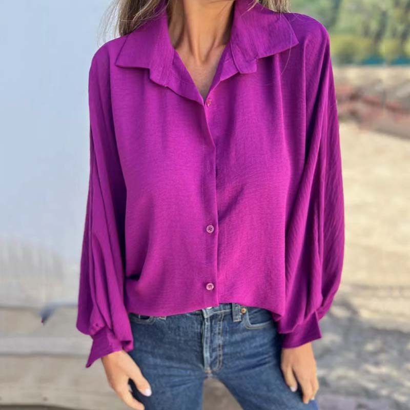 Aenor™ - Elegante en Veelzijdige Blouse met Ballonmouwen