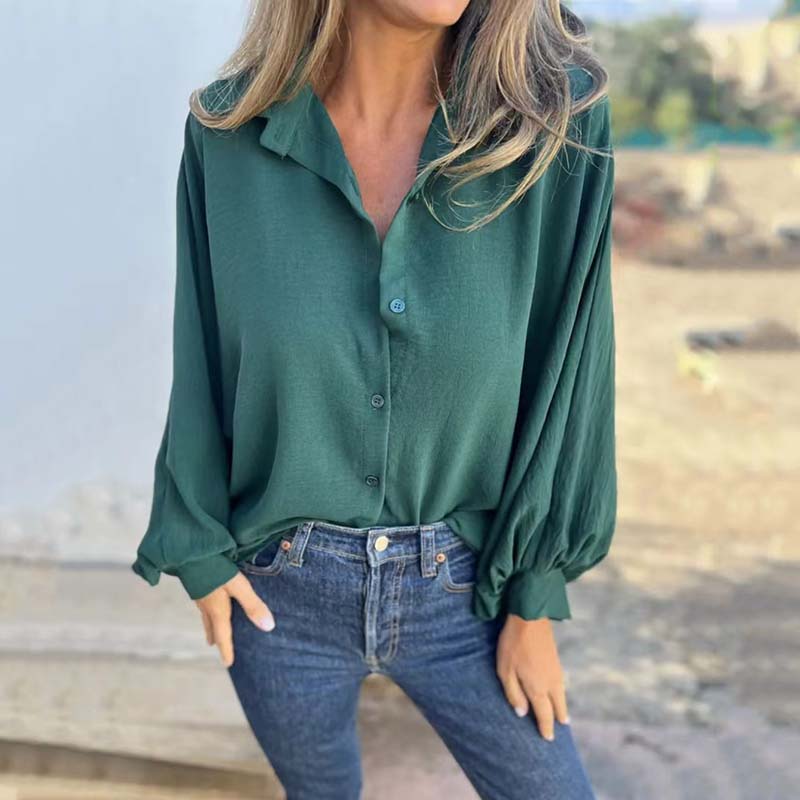 Aenor™ - Elegante en Veelzijdige Blouse met Ballonmouwen
