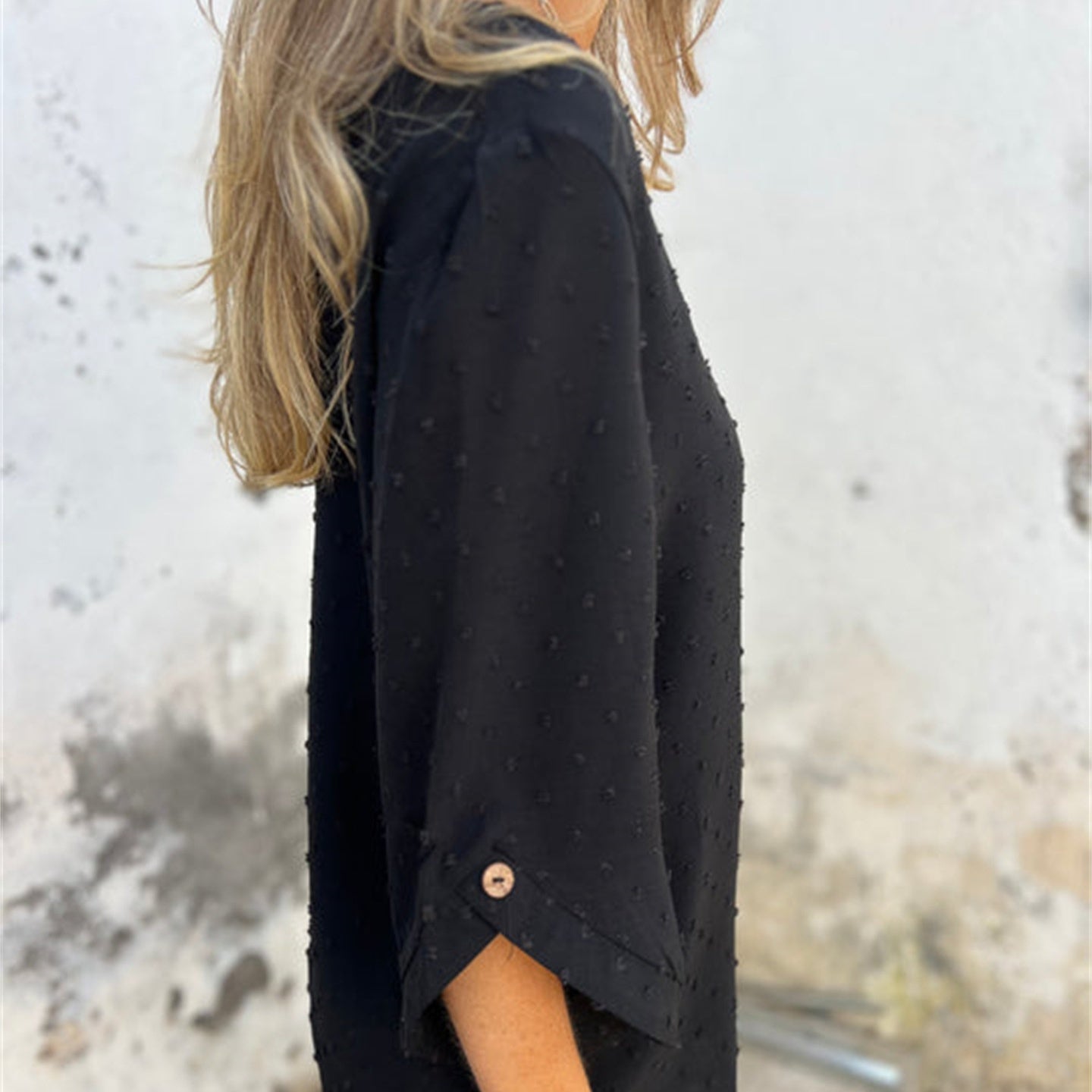 Marinette™ - Casual jacquard bovenstuk met ronde hals voor dames