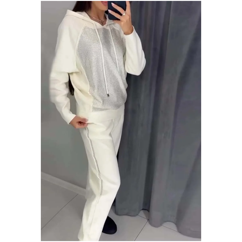 Cécile™ - Casual Set met Capuchon en Broek voor Dames