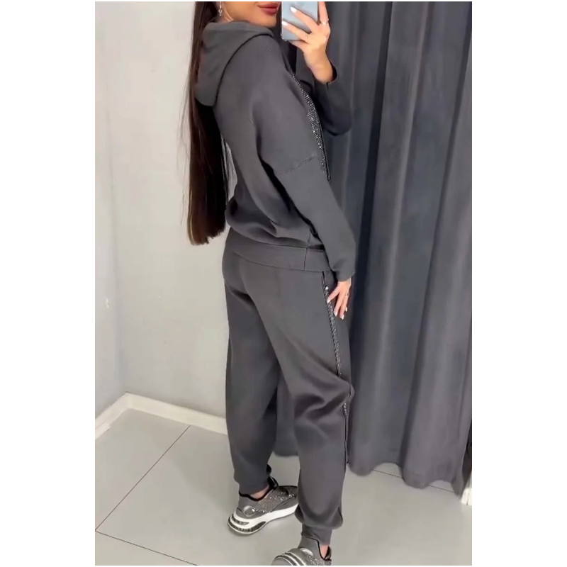 Cécile™ - Casual Set met Capuchon en Broek voor Dames