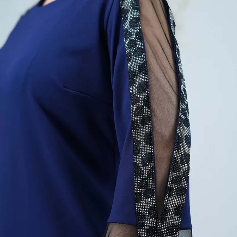Babette™ - Elegante en Moderne Patchwork Jurk