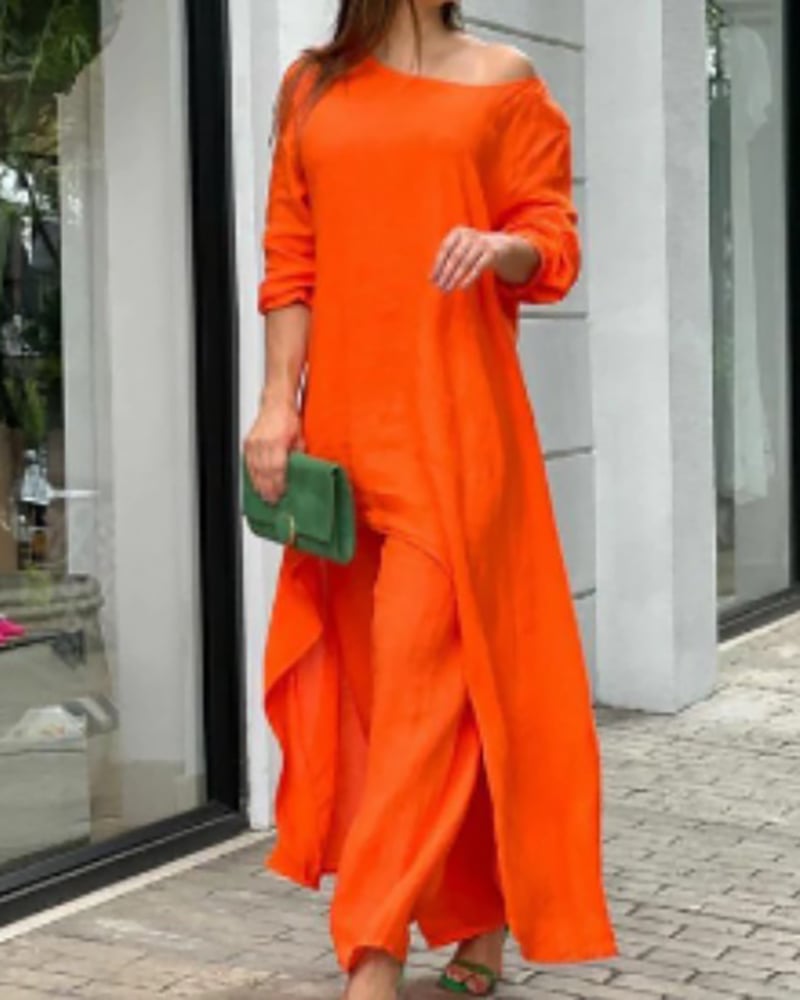 Clarisse™ - Casual linnen set voor dames