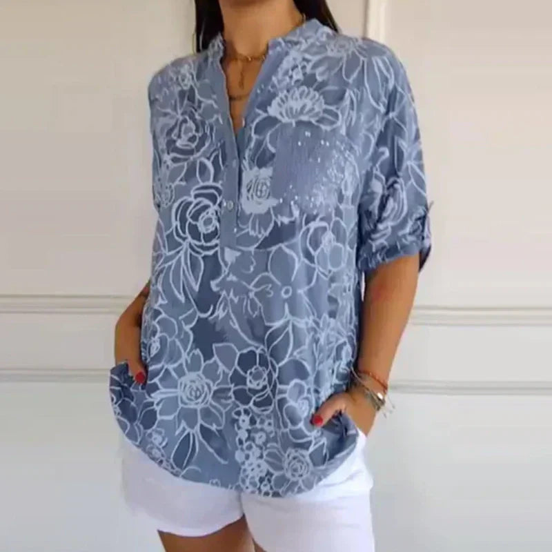 Maja™ - Dameshemd met print