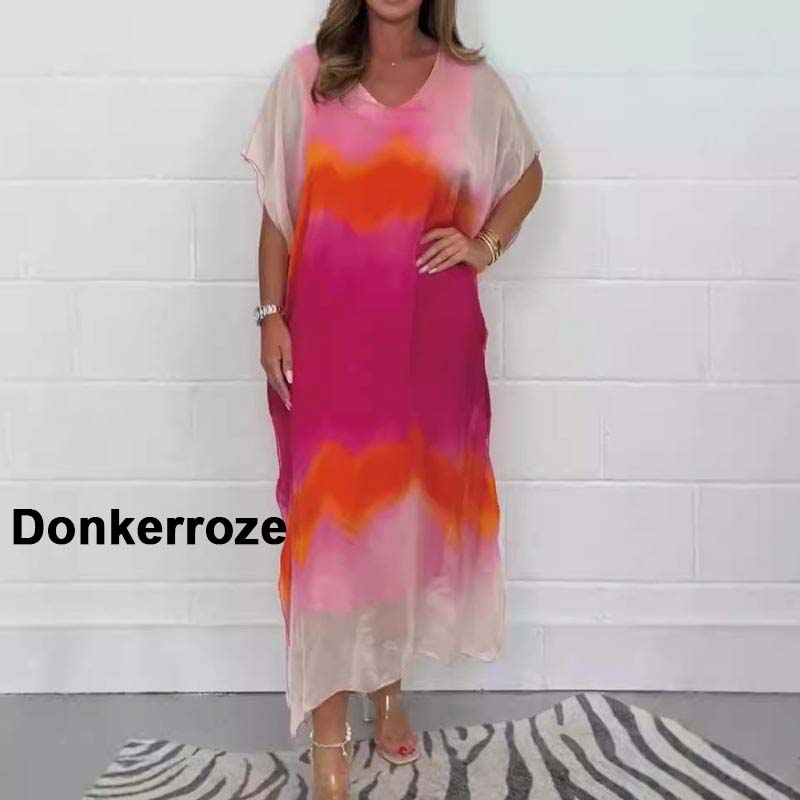Magalie™ - Chiffon jurk met dip-dye effect voor dames