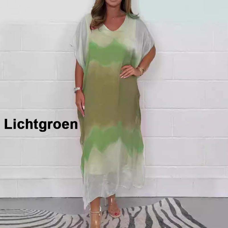 Magalie™ - Chiffon jurk met dip-dye effect voor dames