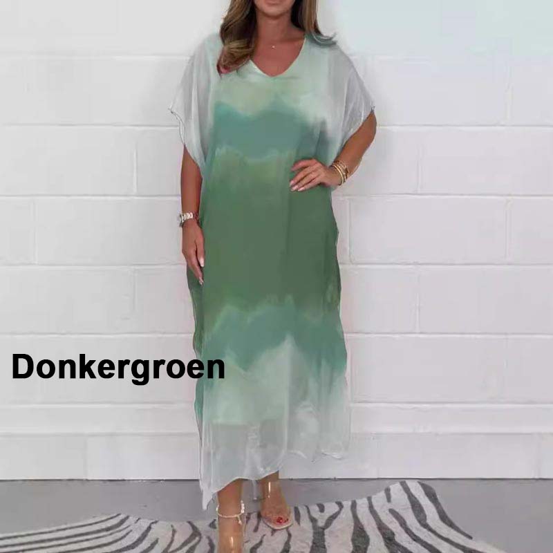 Magalie™ - Chiffon jurk met dip-dye effect voor dames