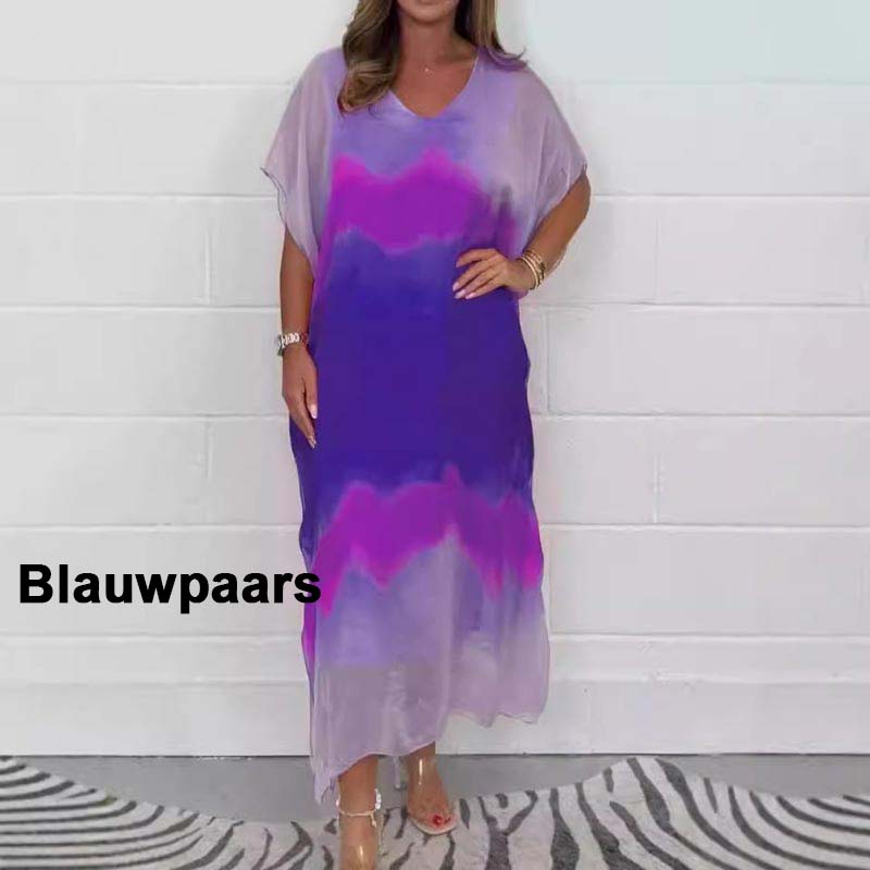 Magalie™ - Chiffon jurk met dip-dye effect voor dames