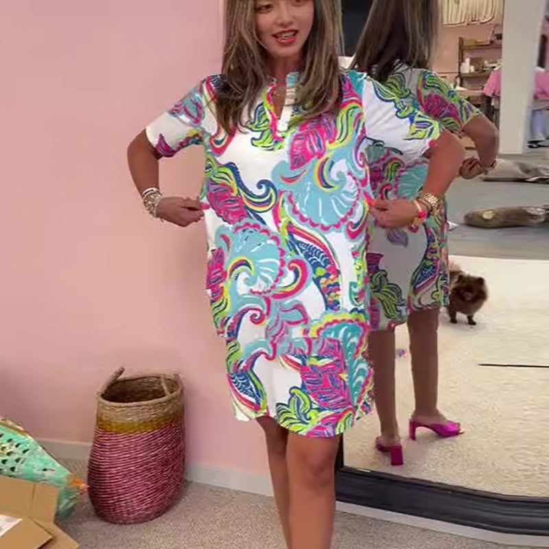 Gianna™ - Zomerjurk met prachtige print