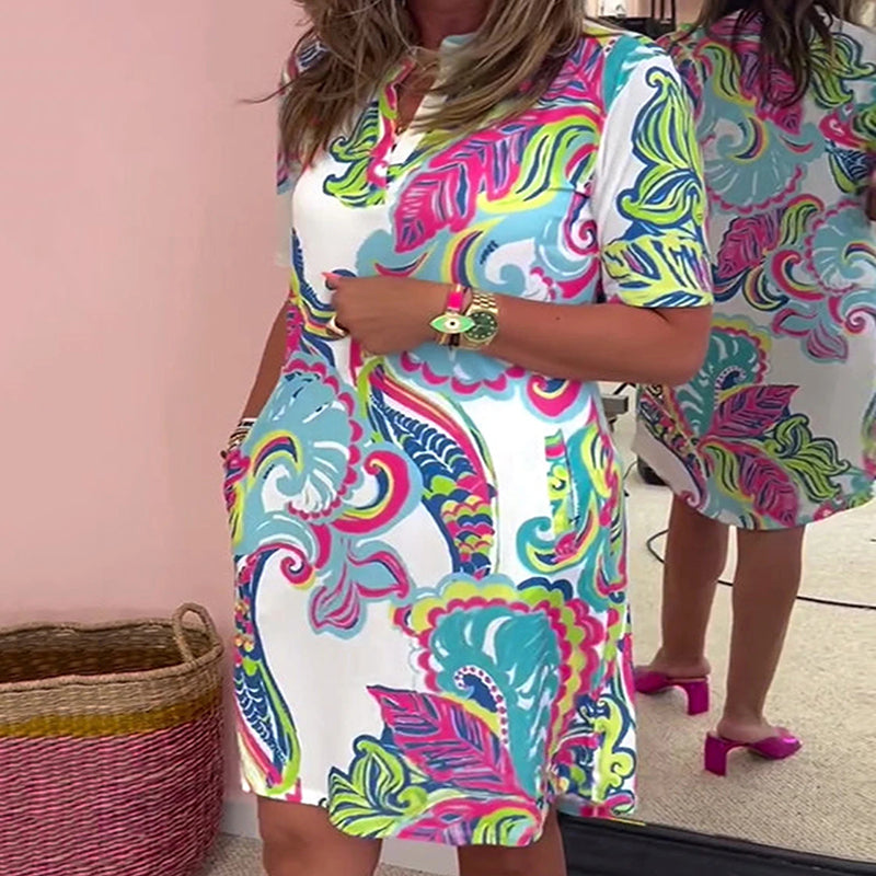 Gianna™ - Zomerjurk met prachtige print