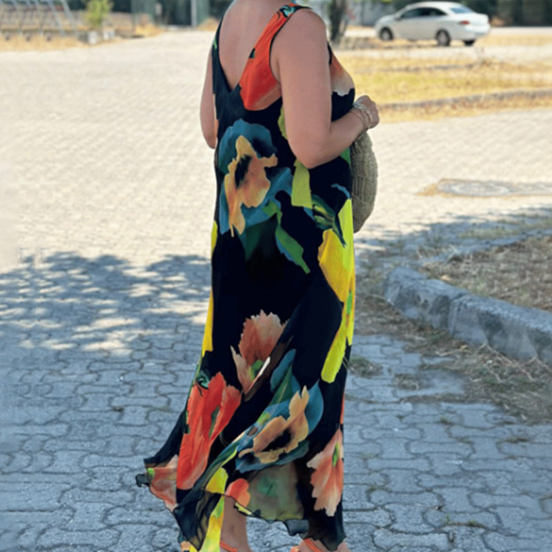 Maren™ - Mouwloze zomerjurk met bloemenprint
