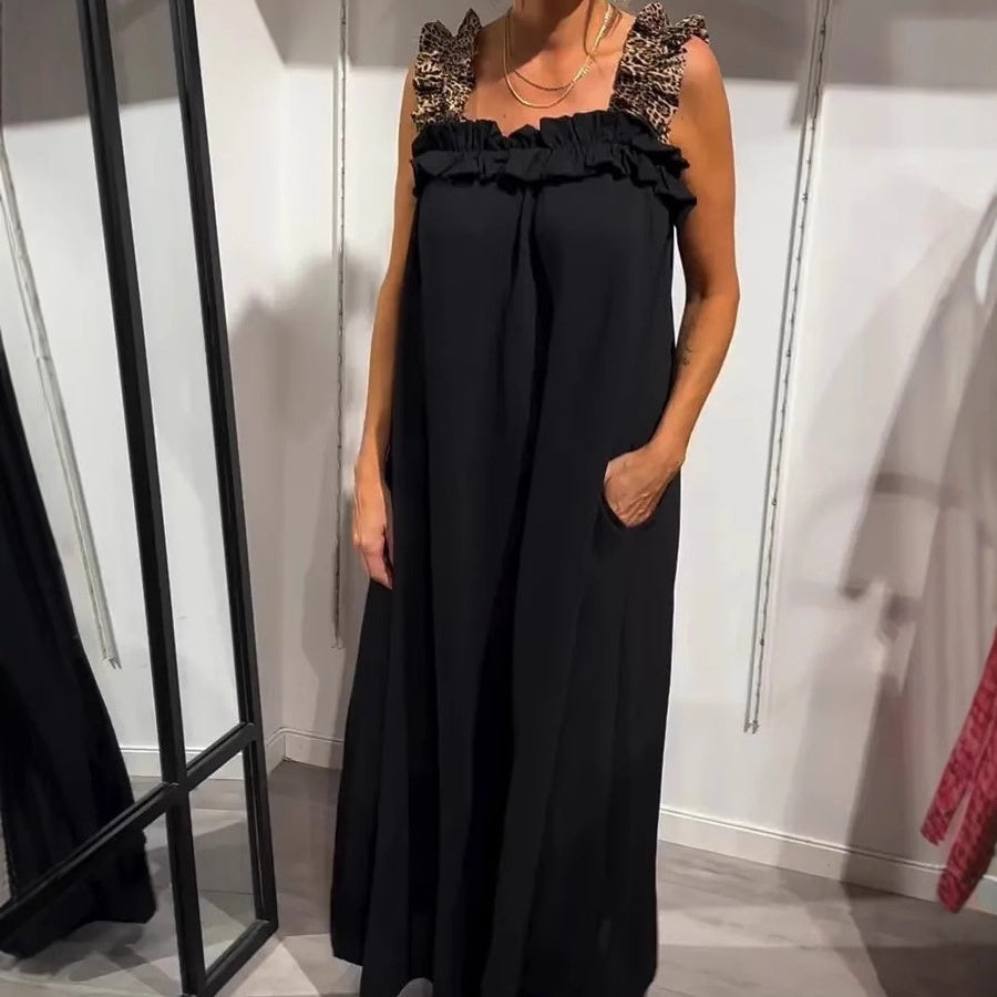 Pascaline - Mouwloze casual jurk met zakken