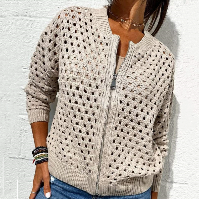 Florence - Gebreid vest voor dames