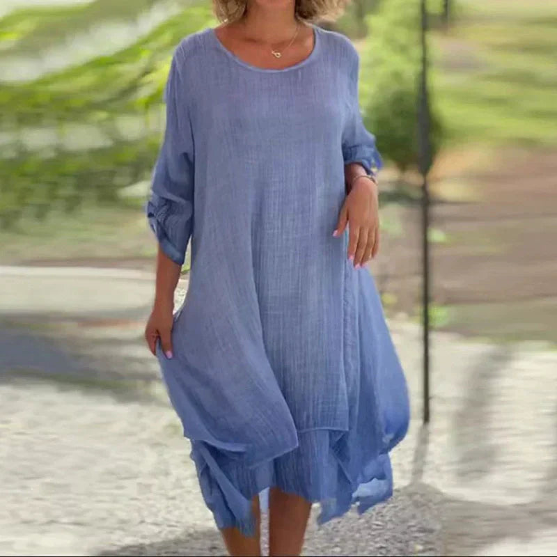 Odessa™ - Elegante Effen Jurk voor dames
