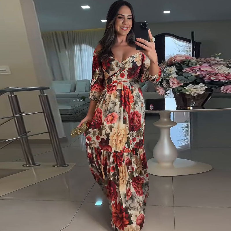 Paulina™ - Chique bloemenjurk