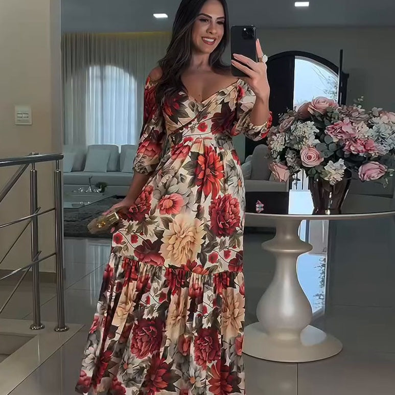 Paulina™ - Chique bloemenjurk