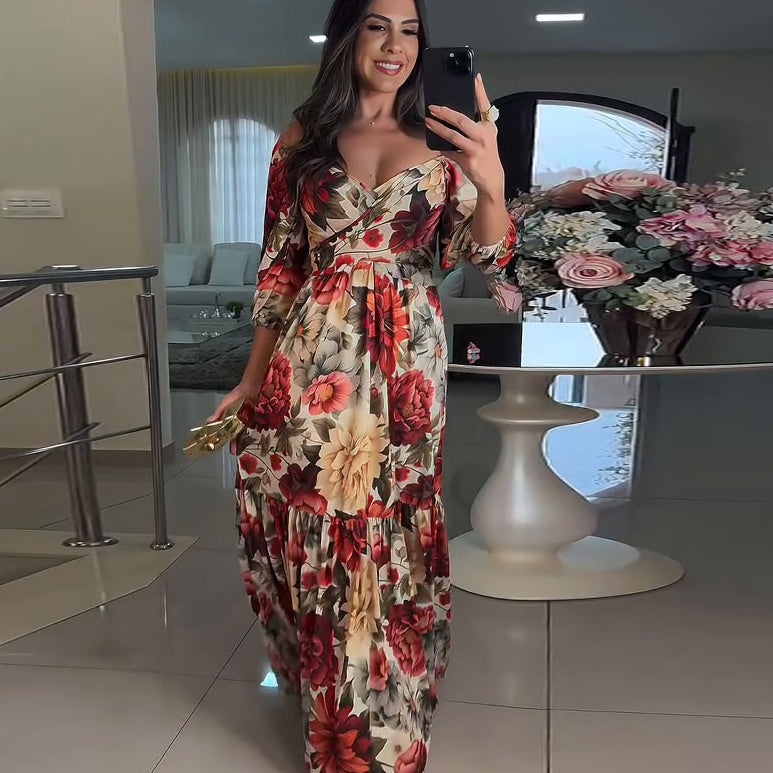 Paulina™ - Chique bloemenjurk