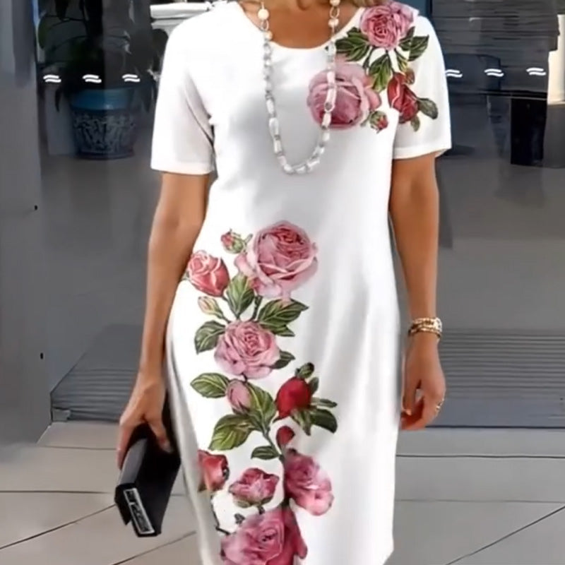 Josina - Zomerjurk met bloemenprint