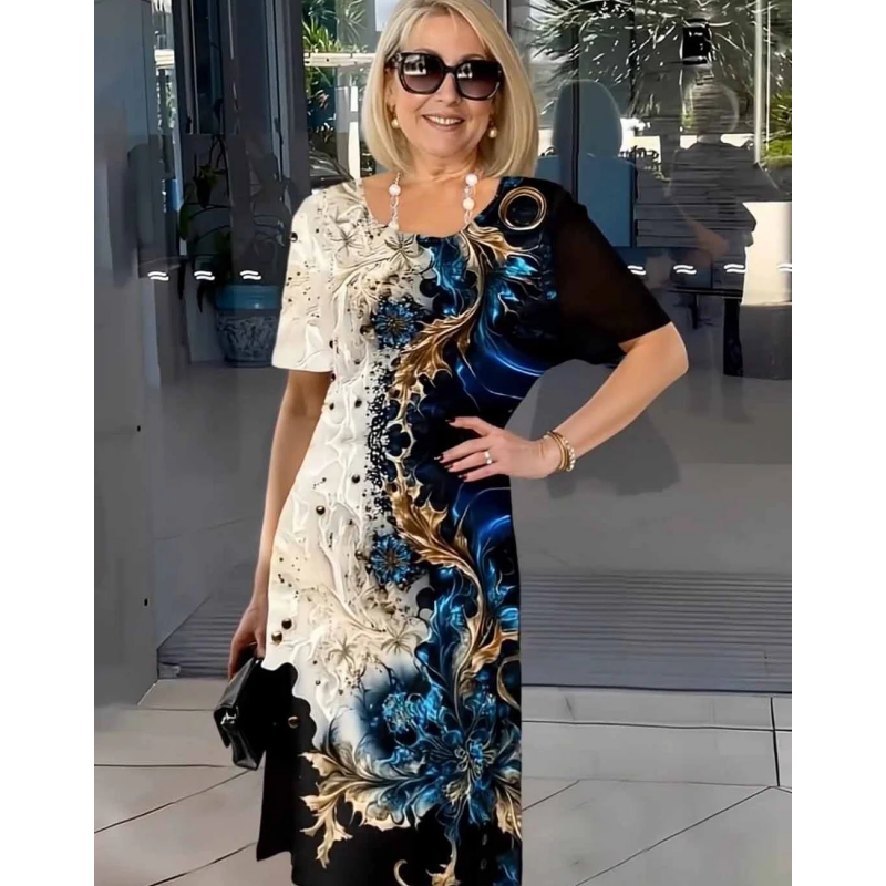 Selene™ - Casual zomerjurk voor dames met 3D-bloemdessin