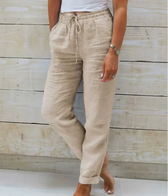 Tamina™ - Casual Broek met Trekkoorden