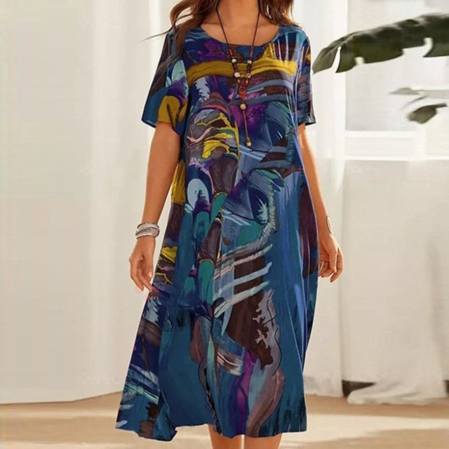 Arielle™ - Comfortabele Bloemenjurk
