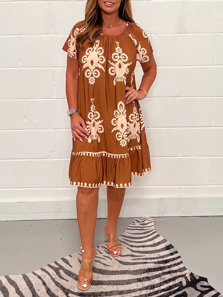 Freya™ - Zomerjurk met een unieke print