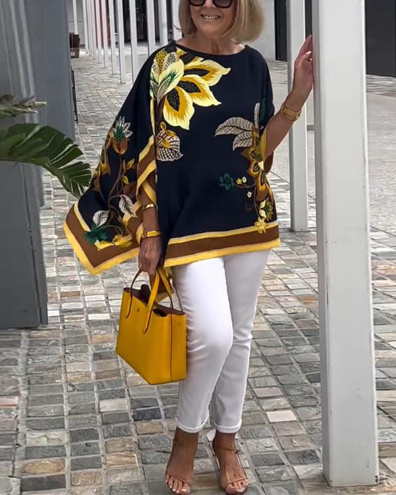 Rheala™ - Bedrukte casual blouse