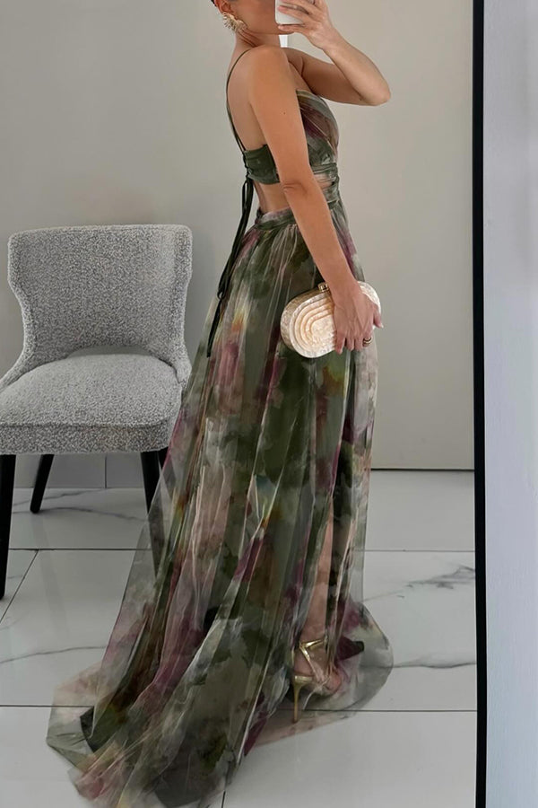 Leora™ - Betoverende Maxi jurk met bloemenprint