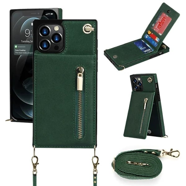Angélique™ - Iphonehoesje met koord en kaarthouder