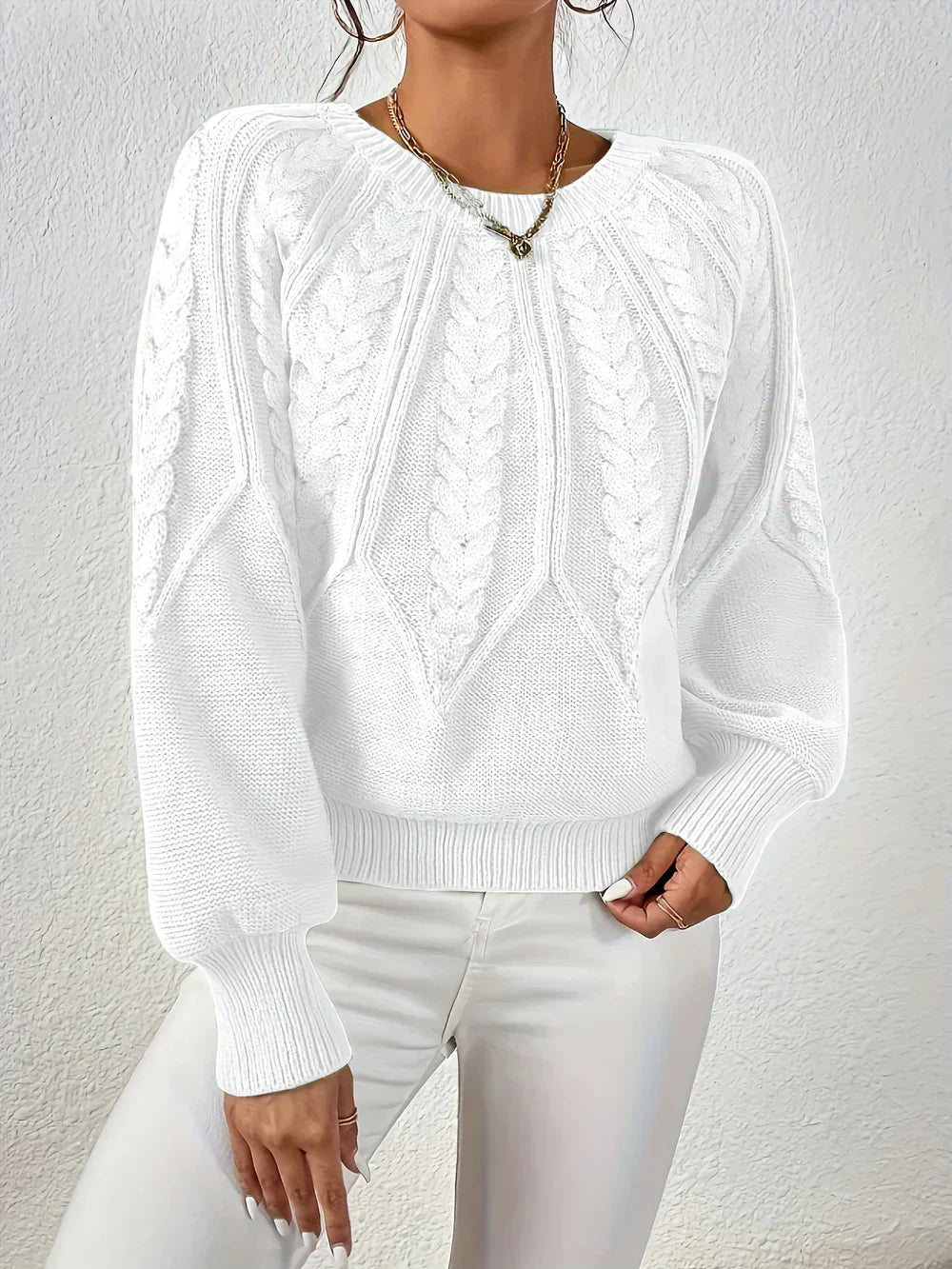 Cezanne™ - Dikke Pullover met Pofmouwen voor Dames