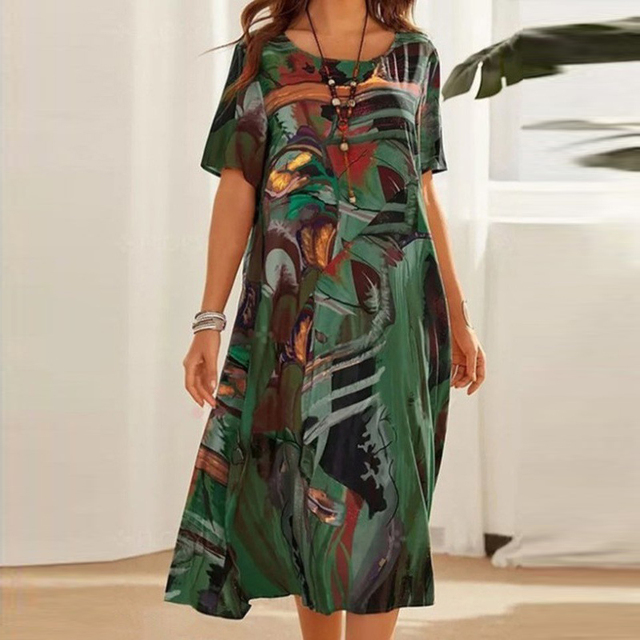 Arielle™ - Comfortabele Bloemenjurk