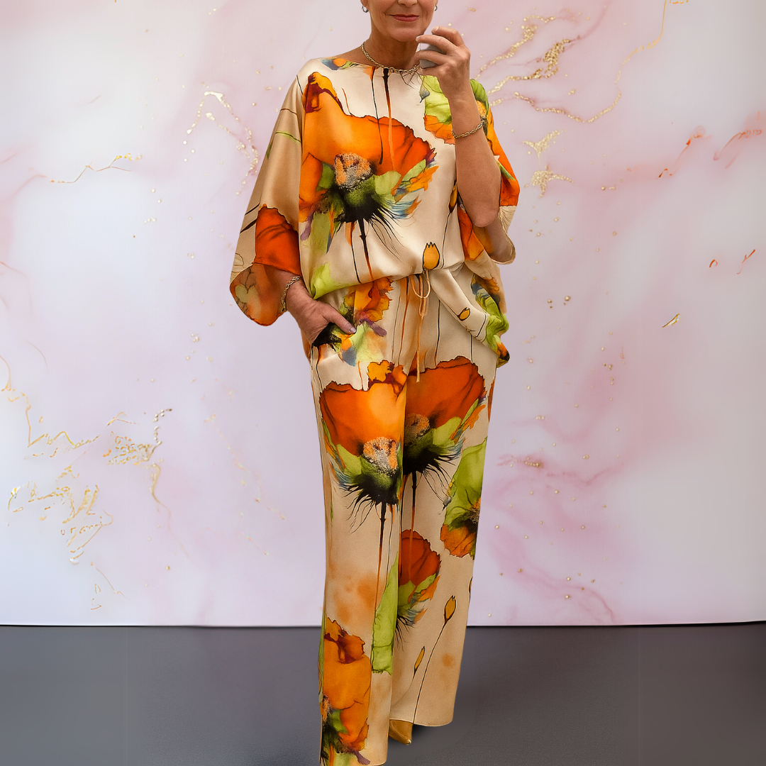 Ysella™ - Tweedelige damesset met prachtige print
