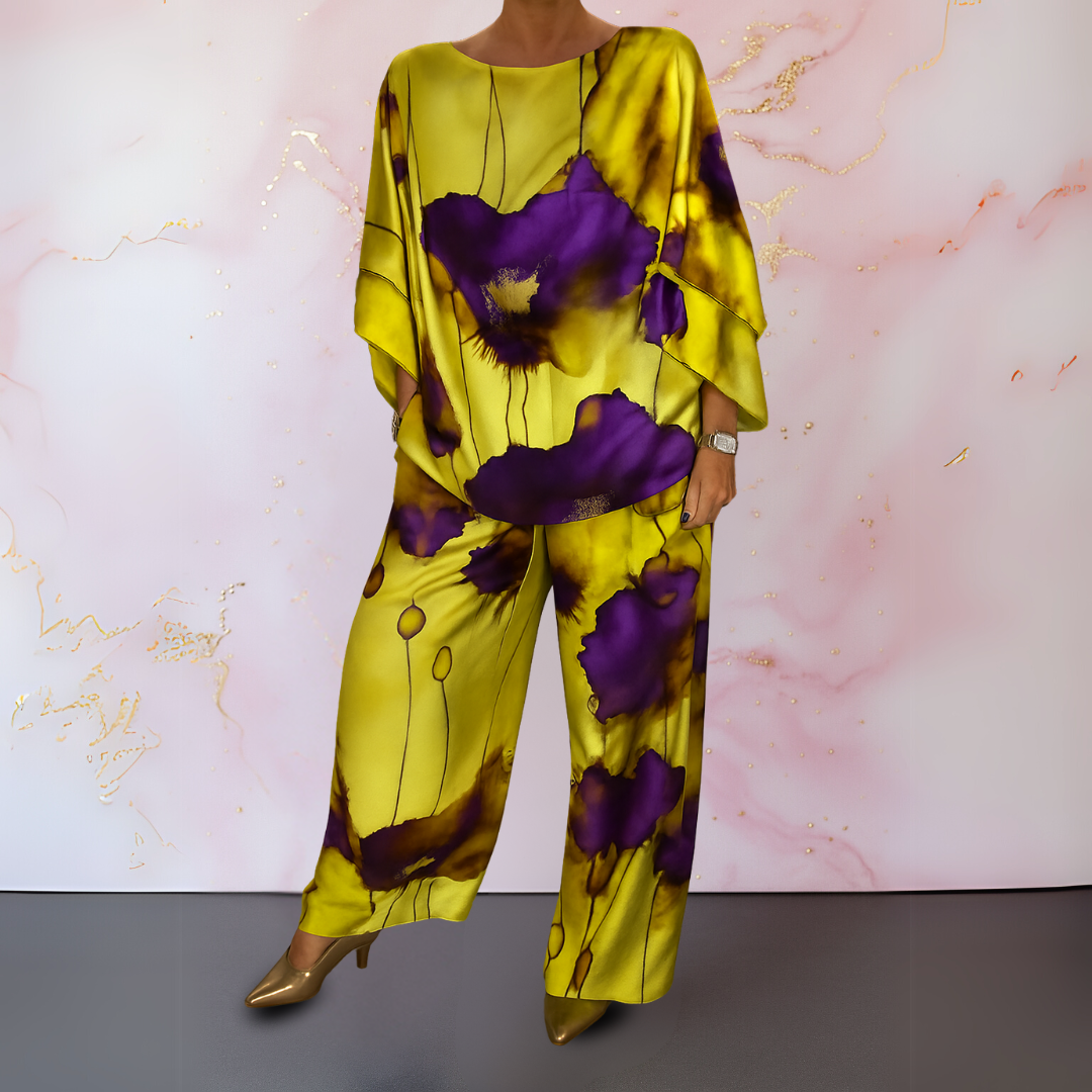 Ysella™ - Tweedelige damesset met prachtige print