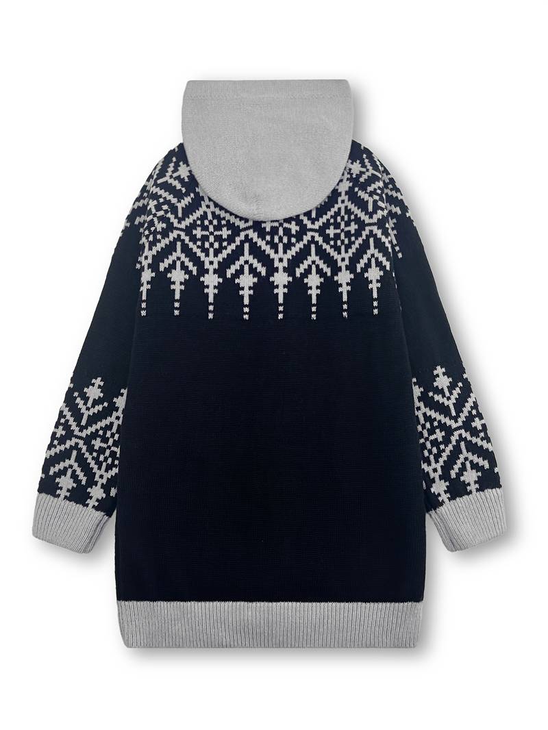 Isaralisse - Oversized Winterprint Mantel