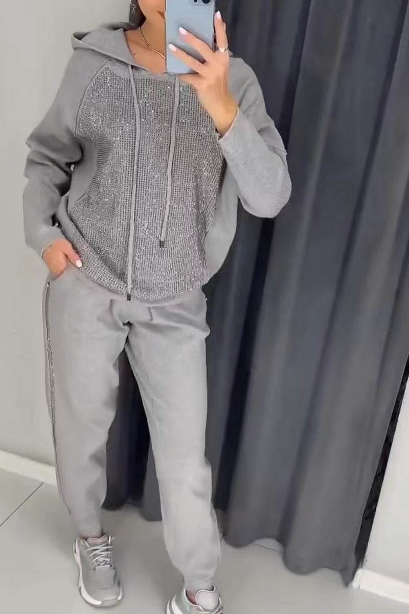 Cécile™ - Casual Set met Capuchon en Broek voor Dames