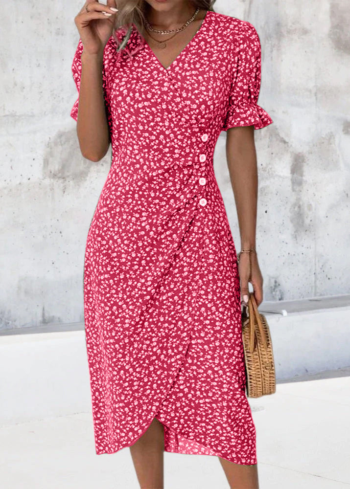 Aysel™ Elegante en Comfortabele Bloemenjurk
