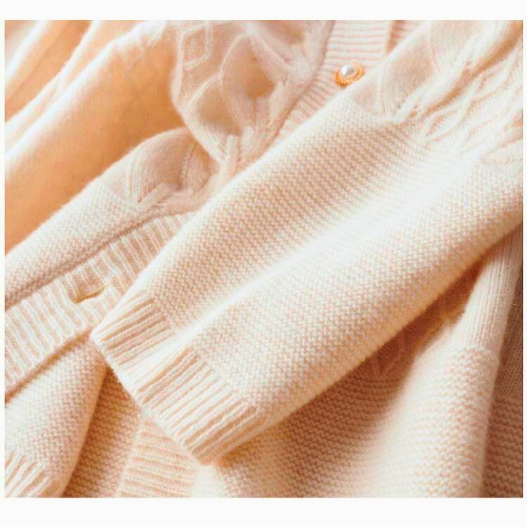 Alexandrine™ - Gilet in Wol met Ronde Hals voor Vrouwen
