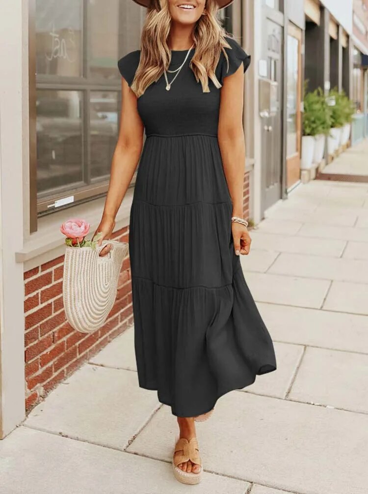 SANDY™- COMFORTABELE MAXI JURK