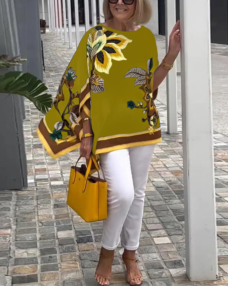 Rheala™ - Bedrukte casual blouse