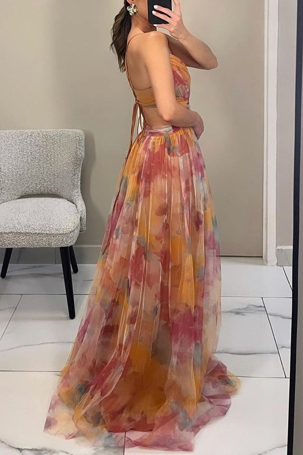 Leora™ - Betoverende Maxi jurk met bloemenprint