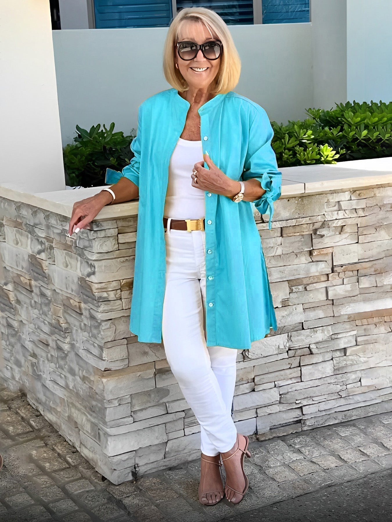 Liora™ - Blouse jasje met prachrige mouwen