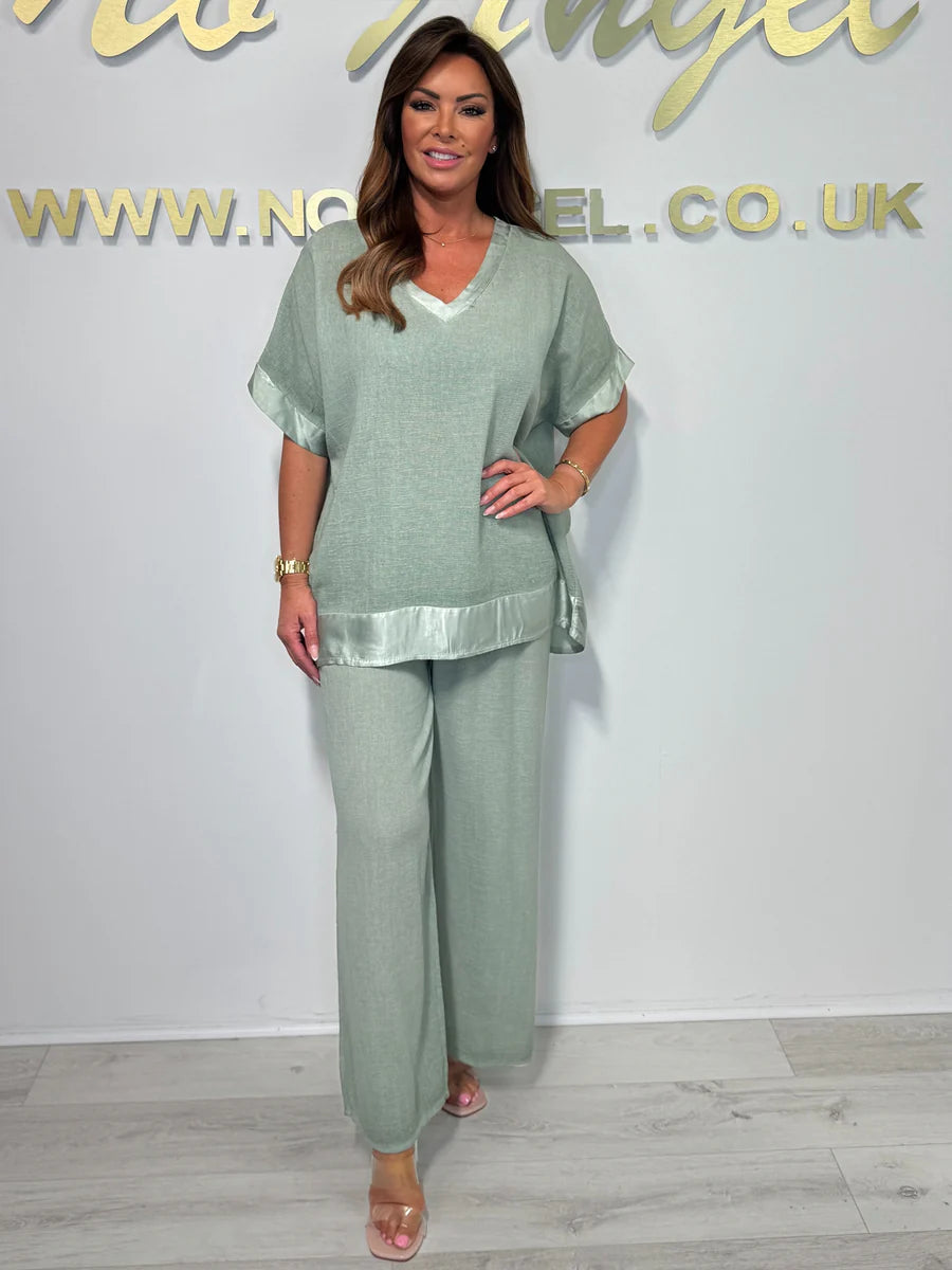 Haliora™ - Casual en trendy damesset met V-halslijn