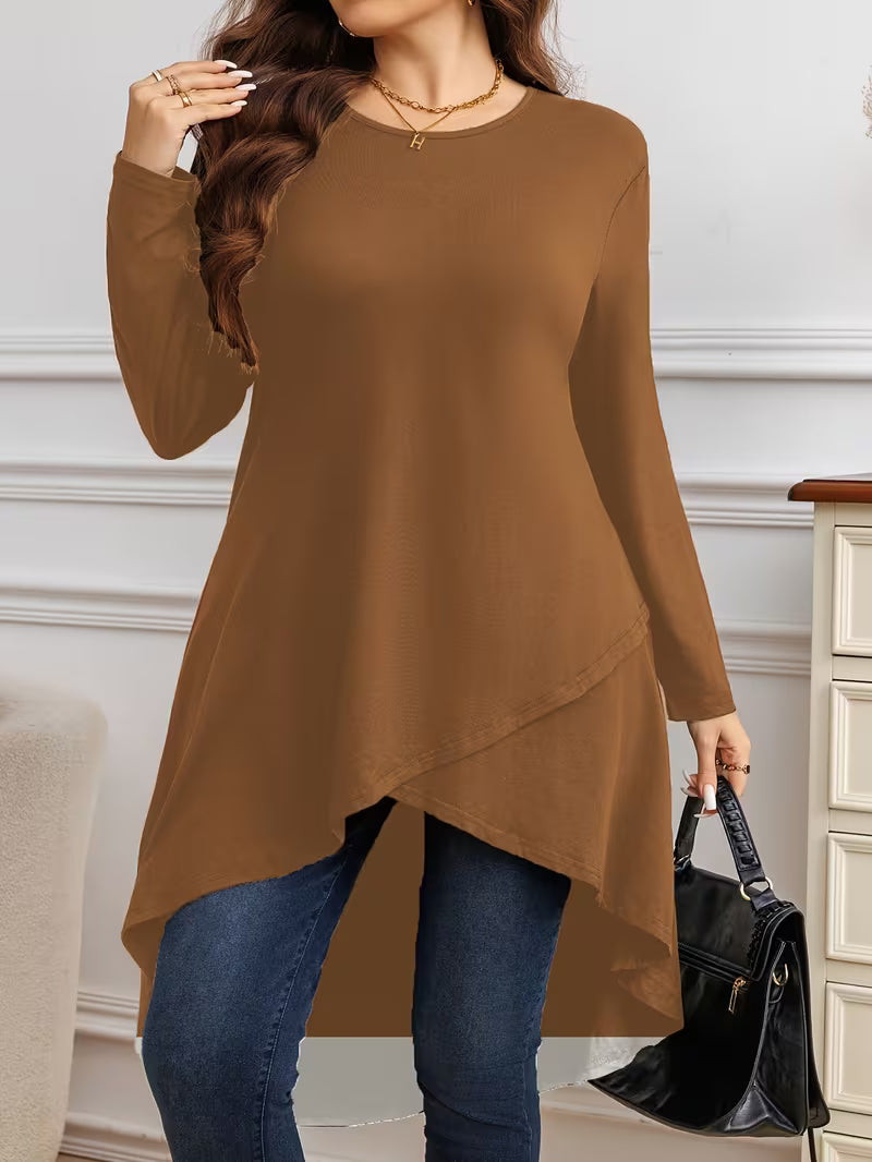 Arelivine - Elegante lange mouwen T-shirt