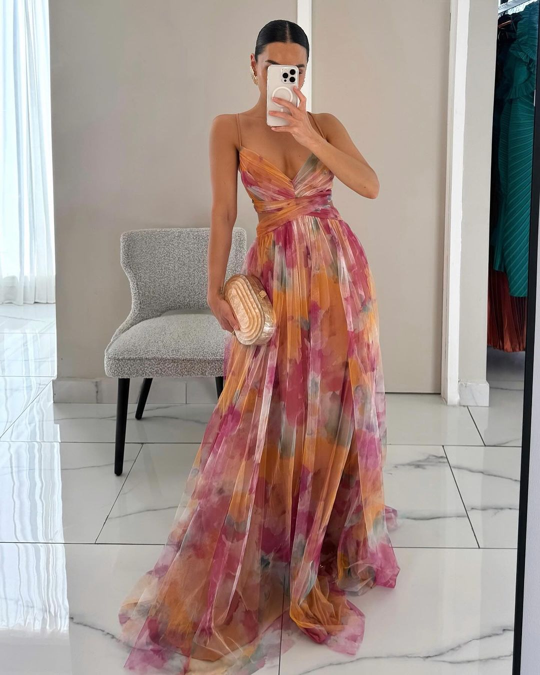Leora™ - Betoverende Maxi jurk met bloemenprint