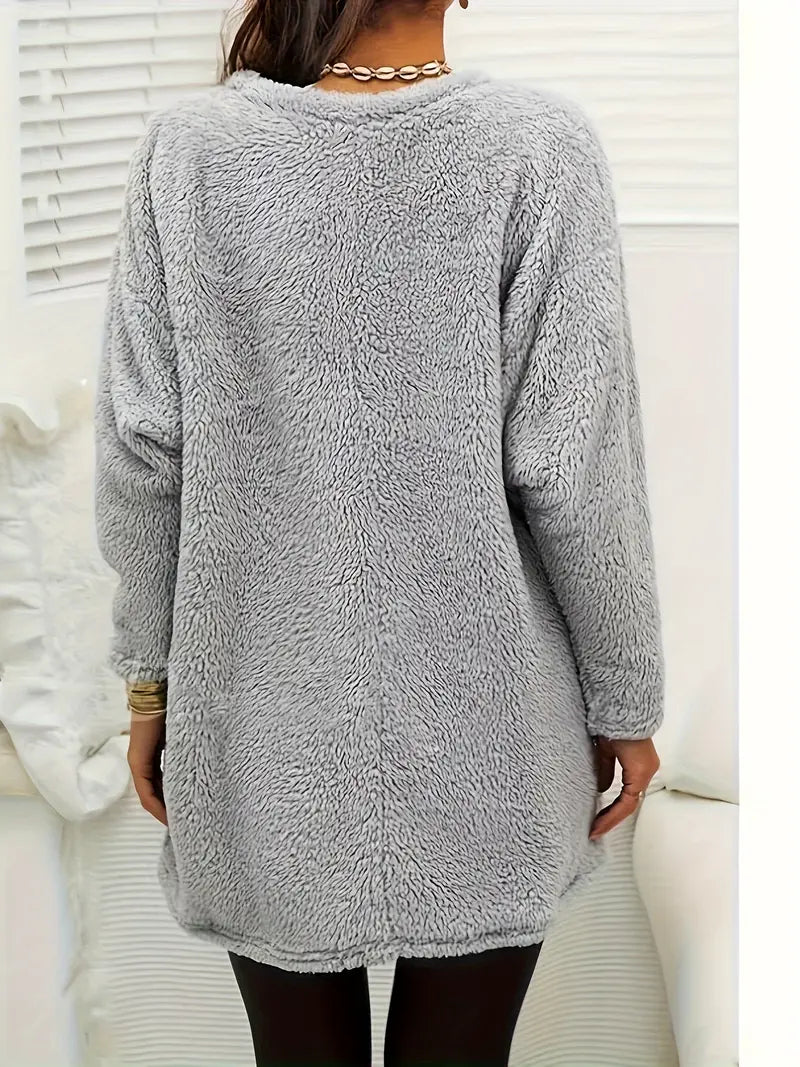 Patrice™ - Sweater dress met hartjes