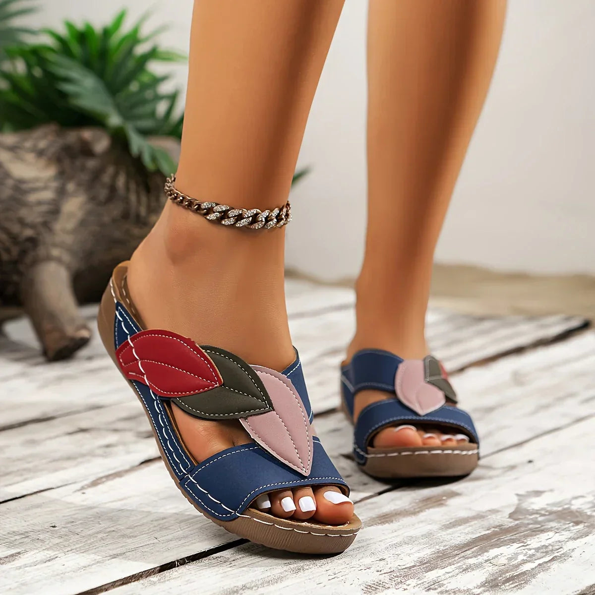 Deliora™ - Instapsandalen met orthopedisch comfort