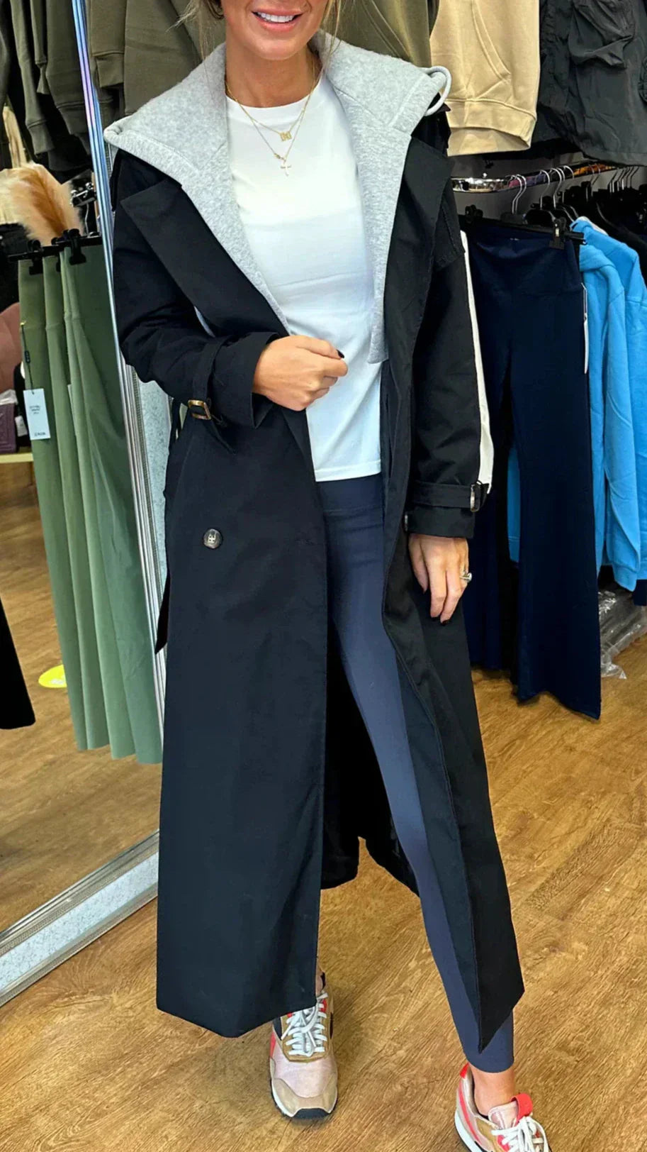 Paulien™ - Elegante Vintage Trenchcoat met Verstelbare Riem