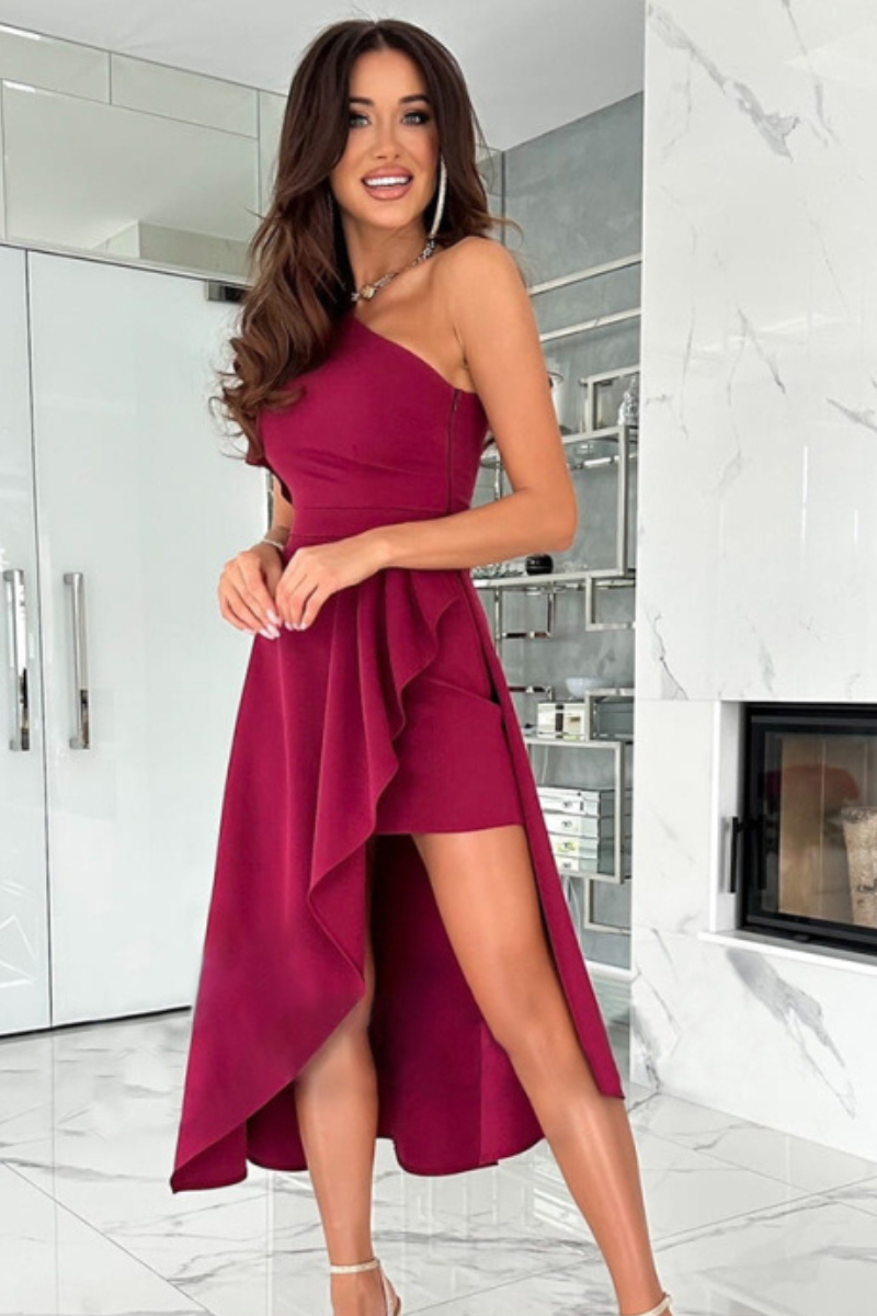 Honara™ - Elegante jurk in effen kleur