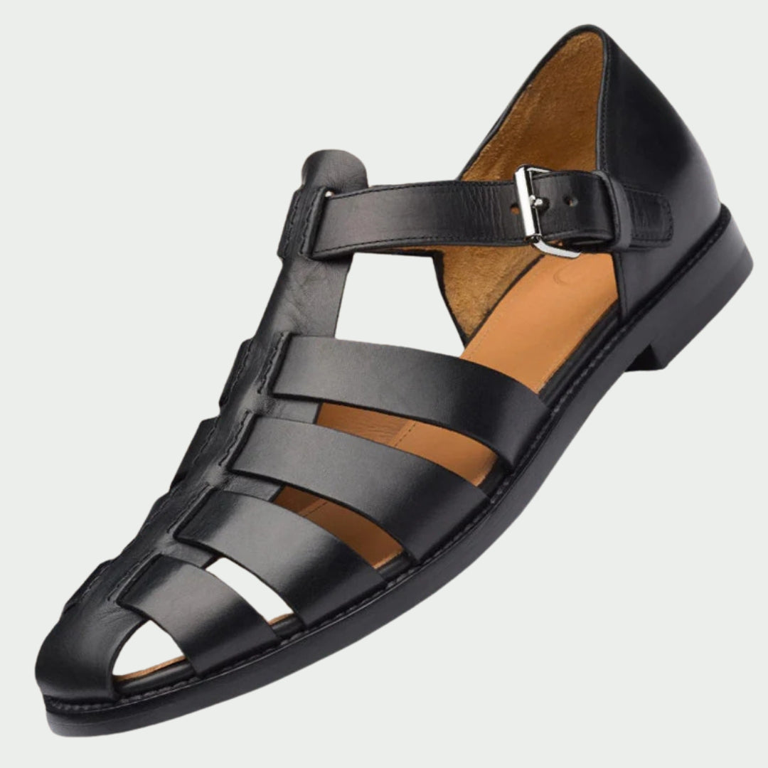 Ben™ - Premium leren herensandalen