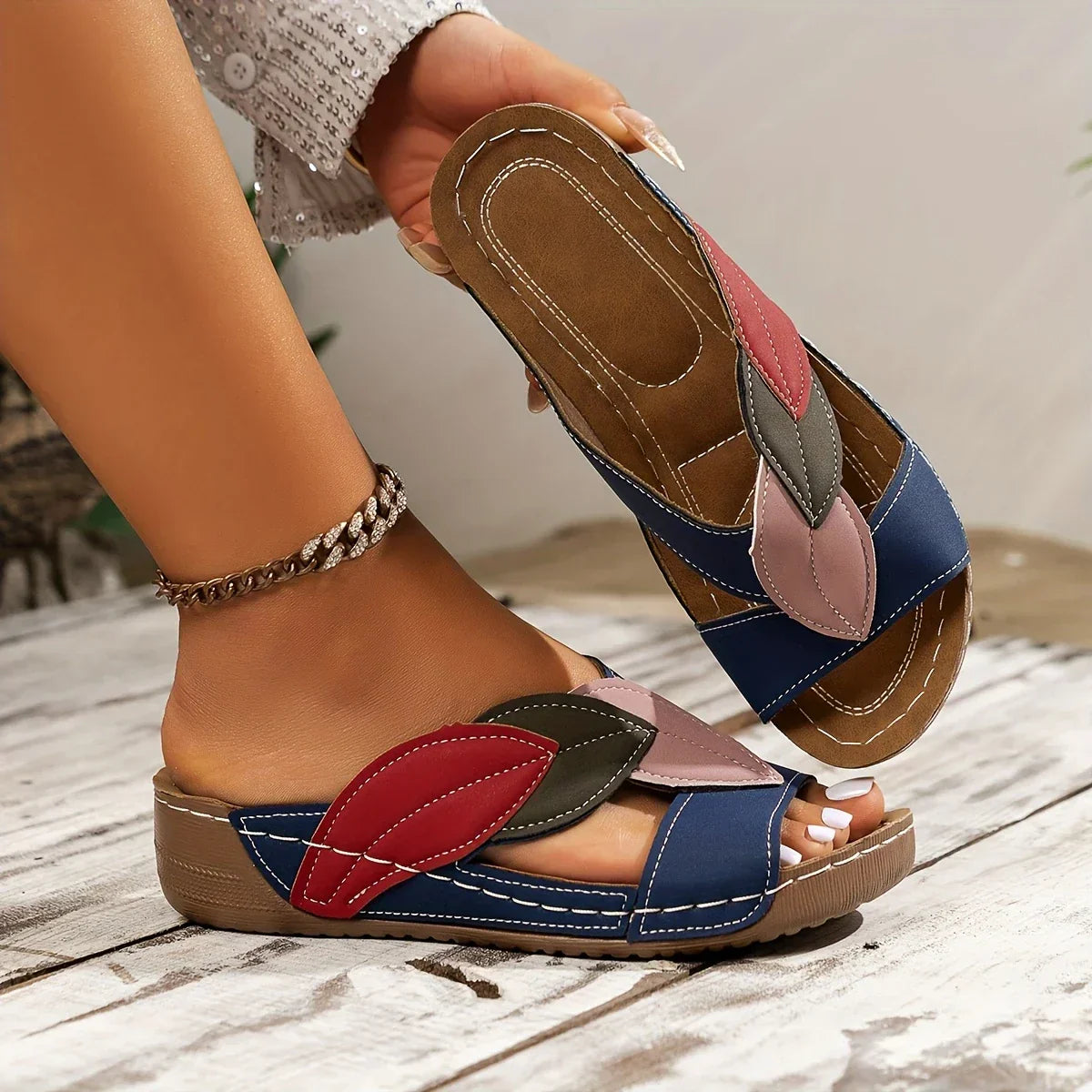 Deliora™ - Instapsandalen met orthopedisch comfort